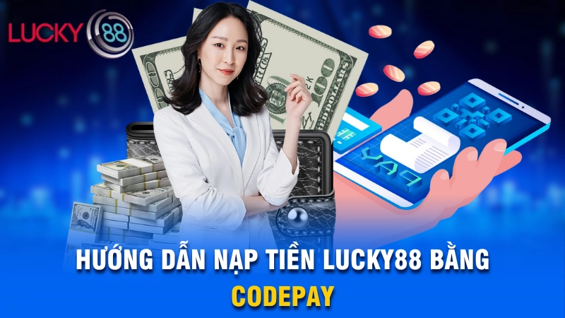 Cách nạp tiền Lucky88 qua Momo, Ngân hàng, Tiền ảo… 4 Hướng dẫn nạp tiền tại Lucky88 bằng codepay