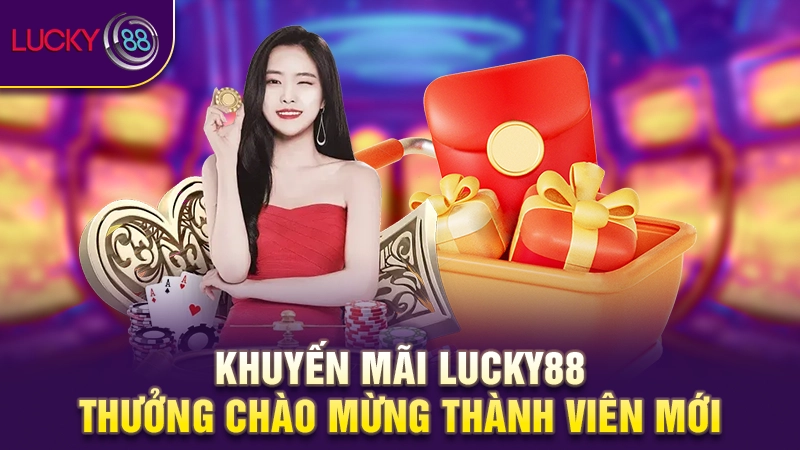 Khuyến mãi Lucky88 - Chinh phục khoản tiền thưởng hậu hĩnh 4 Khuyến mãi Lucky88 thưởng chào mừng thành viên mới